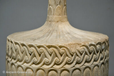 Mable Grave Lekythos with decorations detail