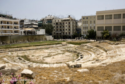 The Hellenistic theater of Zea. At the Piraeus Archaeological Museum.