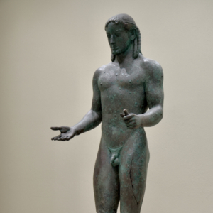 Piraeus Archaeological Museum - Bronze Kouros - Piraeus Apollo bronze Kouros statue