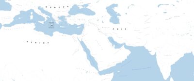 Map of Ancient Greek regions in Europe, Africa, and Asia.