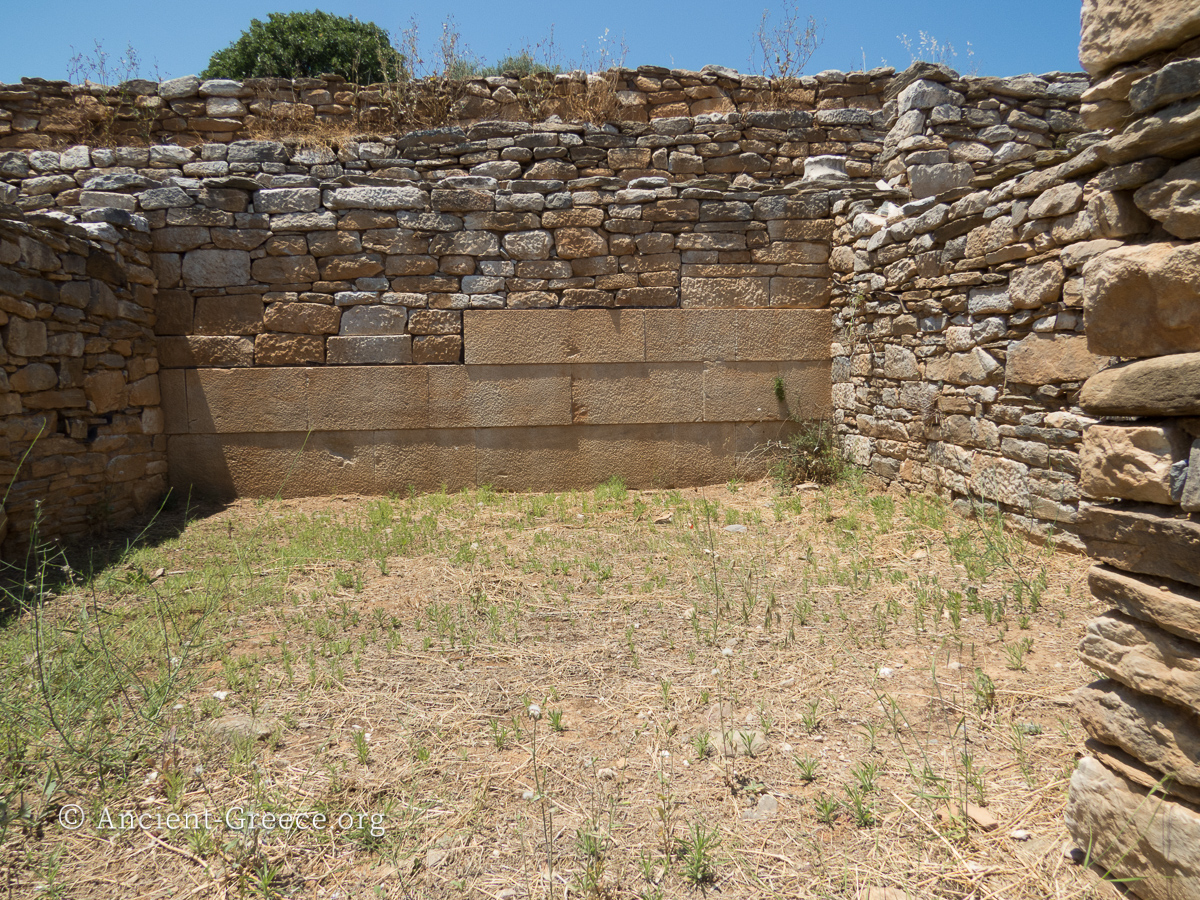 Rhamnous House Interior Ruins