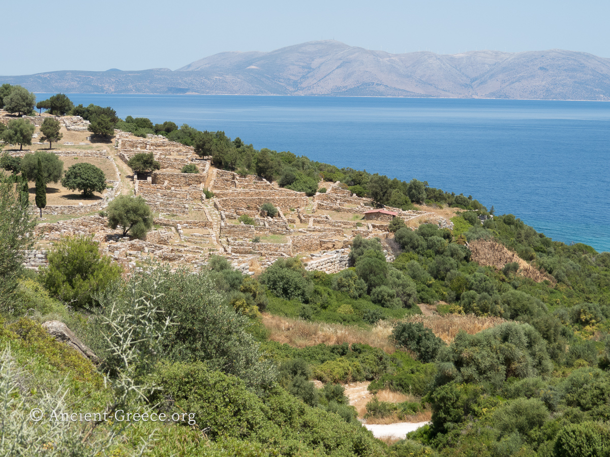 General view of Rhamnous archaeological site