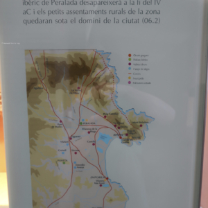 Roses Museum - Museu de la Ciutadella de Roses - Spain - 21 Map of Greek colonies in Spain: