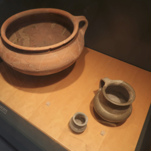 Ceramic vessels. Museu de la Ciutadella de Roses, Spain.
