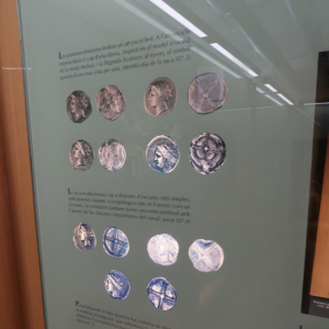 Greek drachma coins from Rodes.