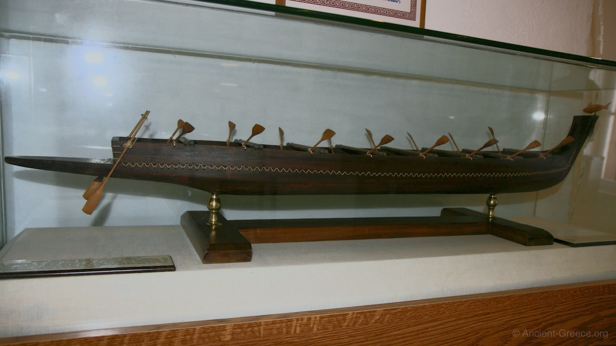Syros ship from the Copper Era scale model.