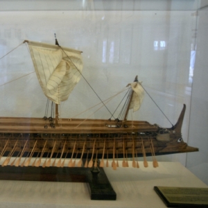 Ships in Ancient Greece - Scale Model of a 5th c. Athenian Trireme Scale Model of Athenian Trireme
