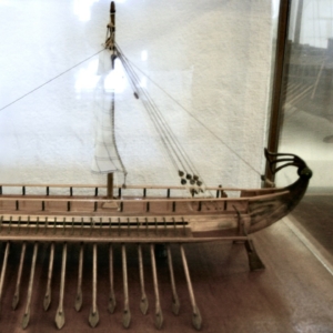 Ships in Ancient Greece - Bireme Scale Model. Bireme Scale Model.