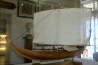 Minoan ship scale model