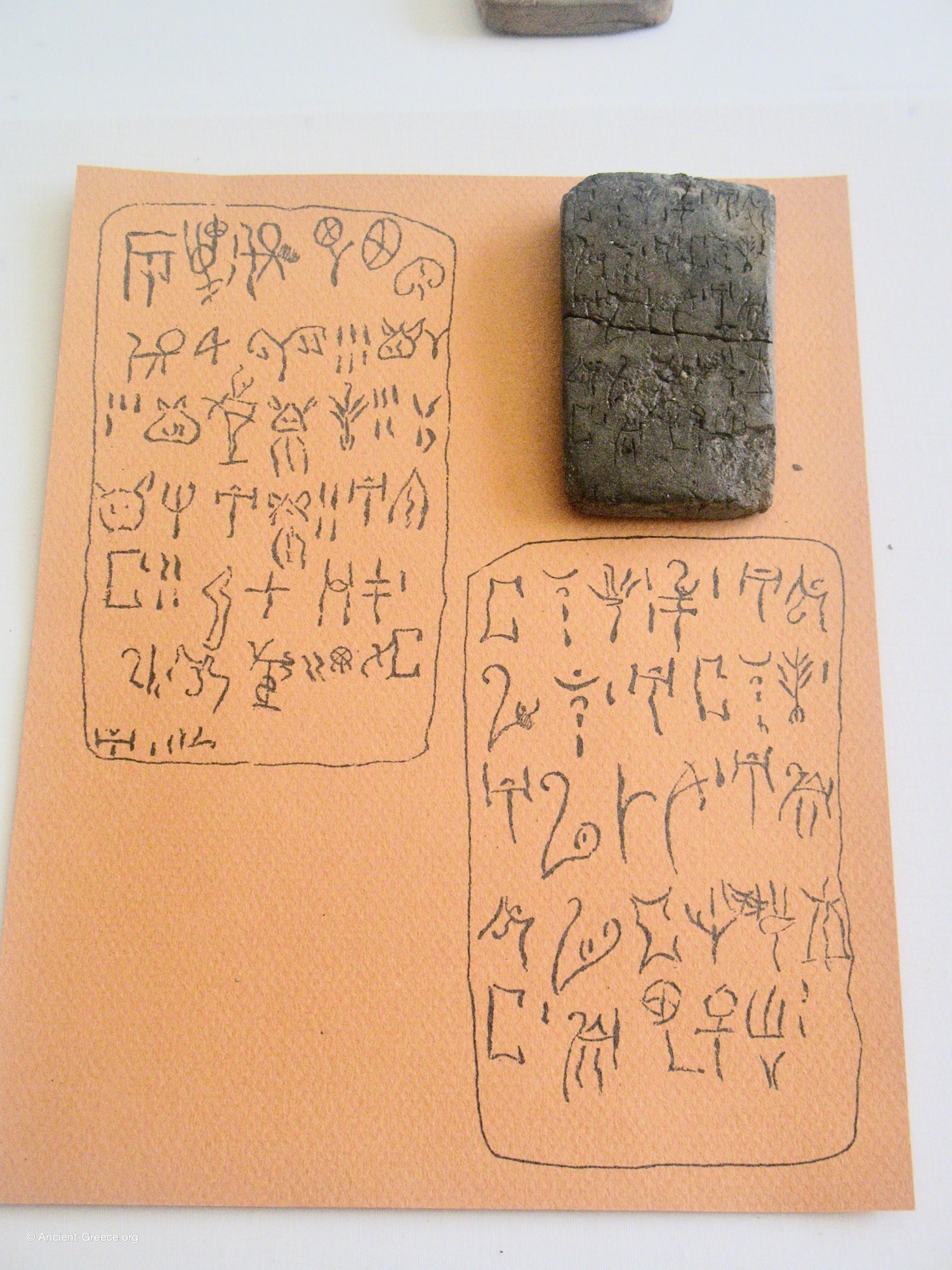 Linear A Tablet Clay Administrative
