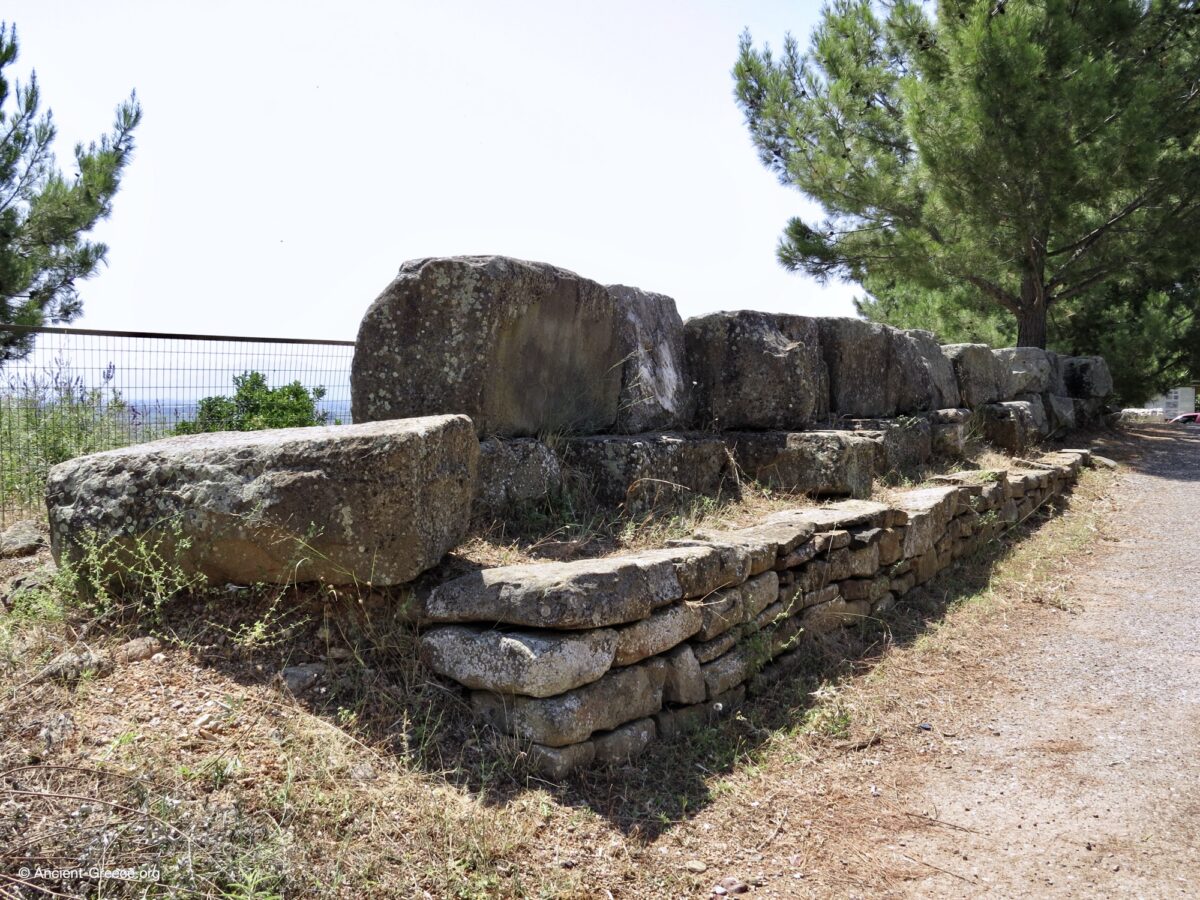 The ancient city was surrounded