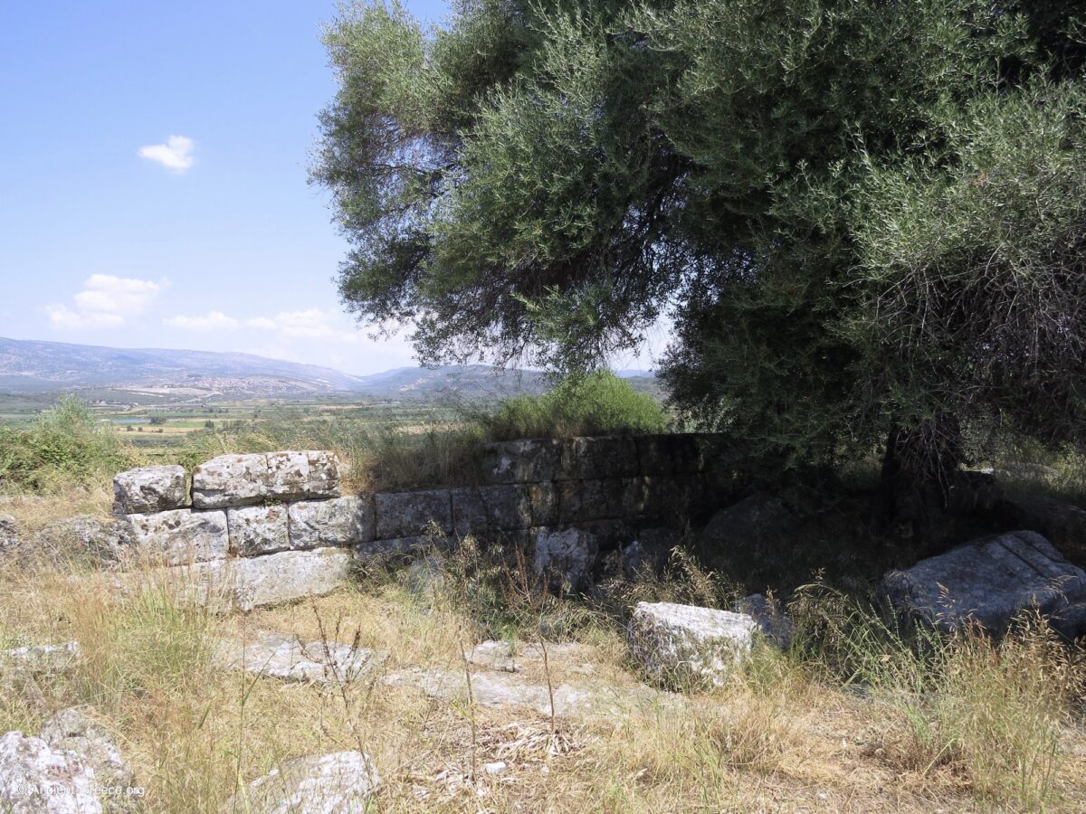 The ancient city was surrounded