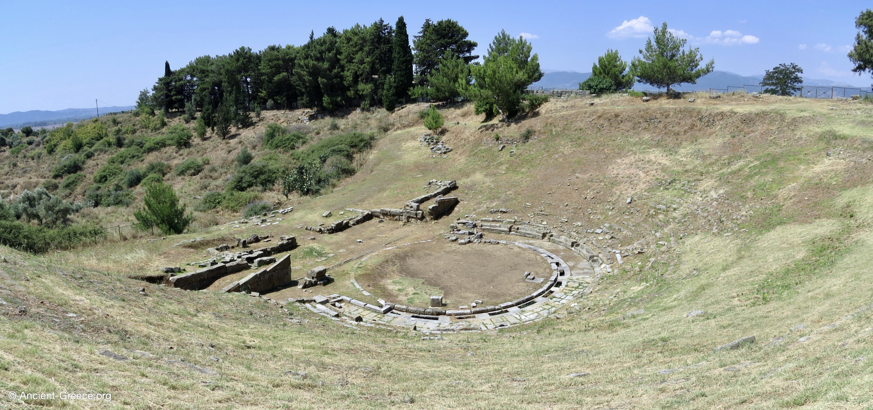 The ancient theater of Stratos,
