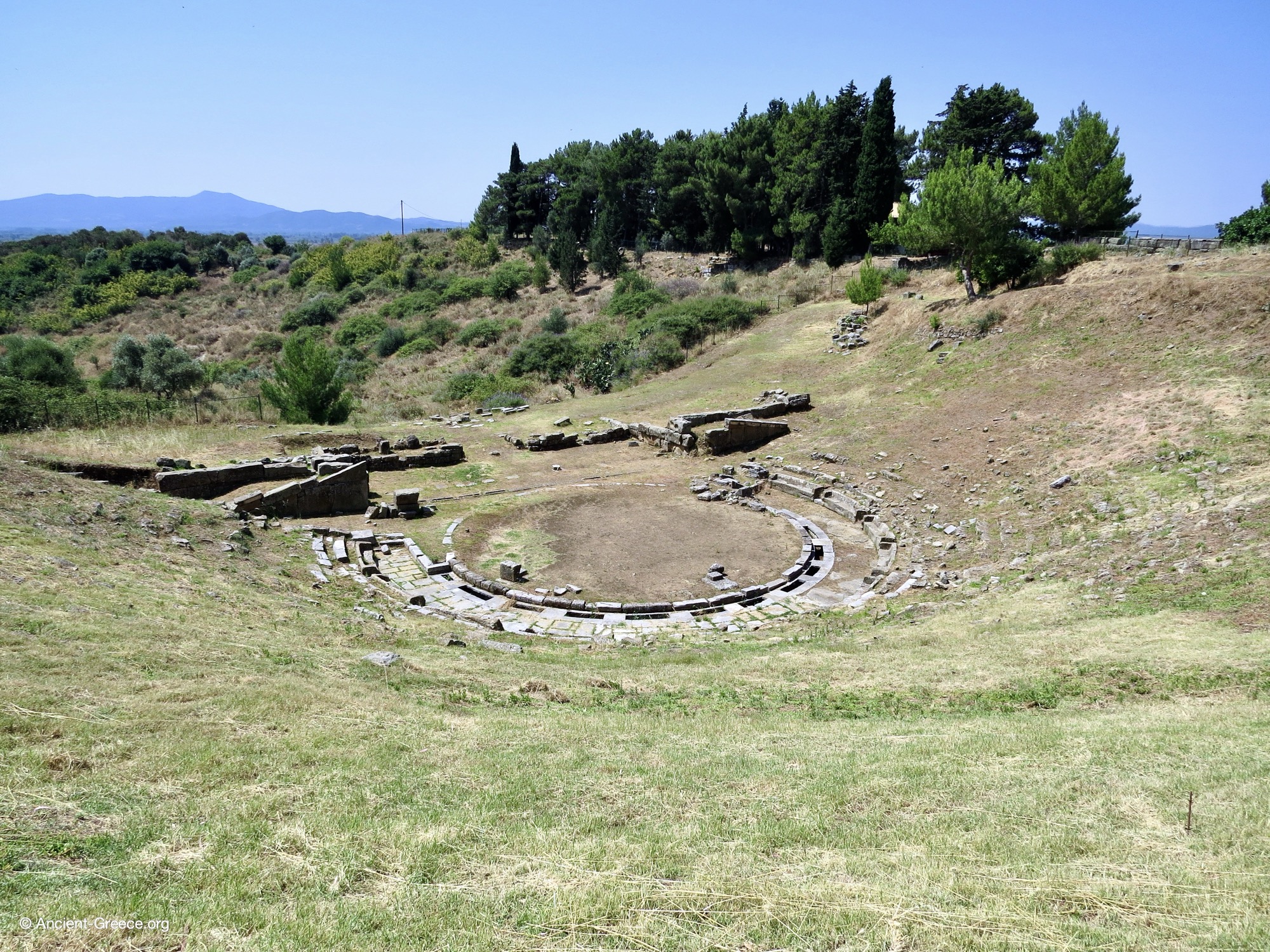 The ancient theater of Stratos,