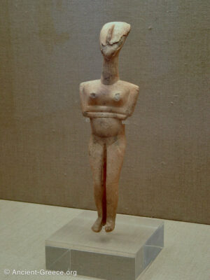 Cycladic Female Statuette