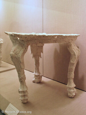 Ornate Table from Akrotiri