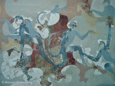 Akrotiri Monkey Fresco