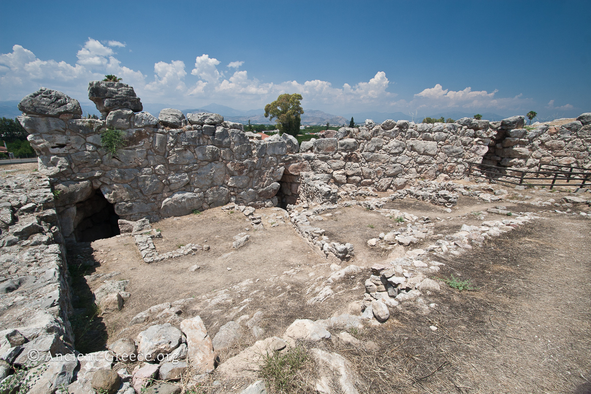 Ruins of the lower citadel at Tirnyns