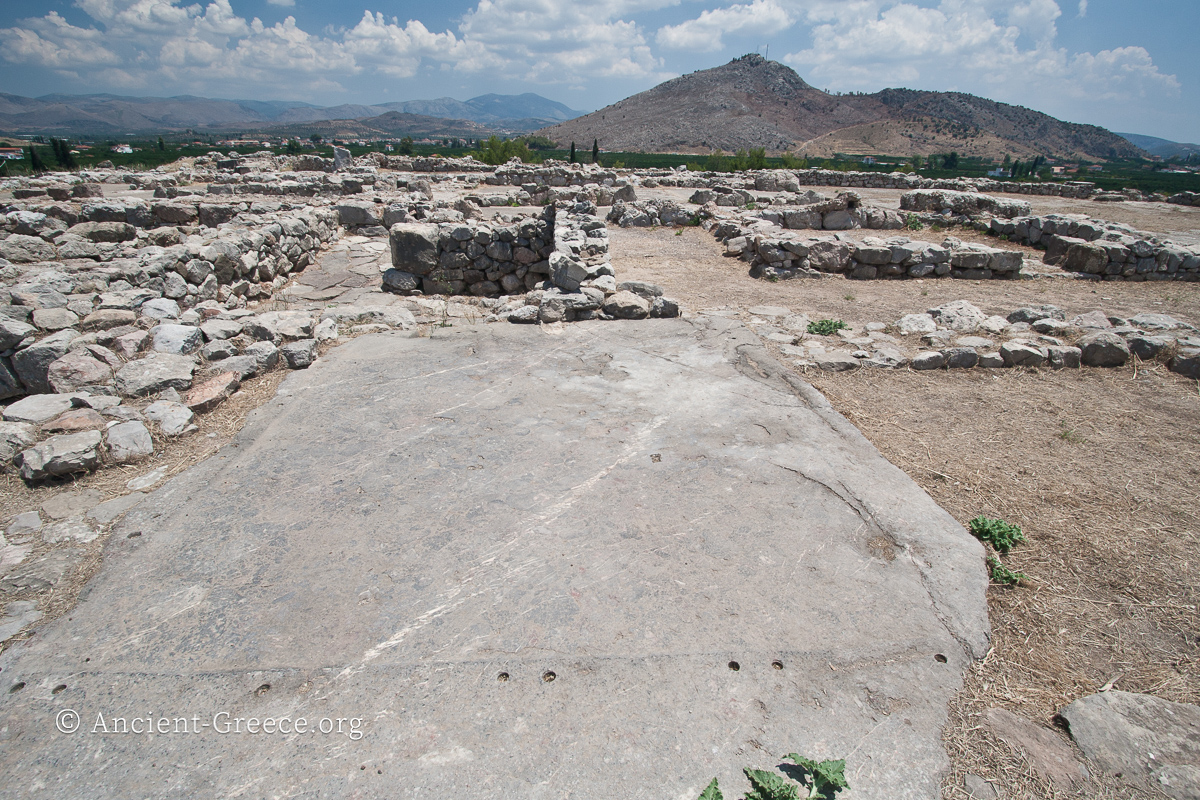Palace bathroom at Tiryns