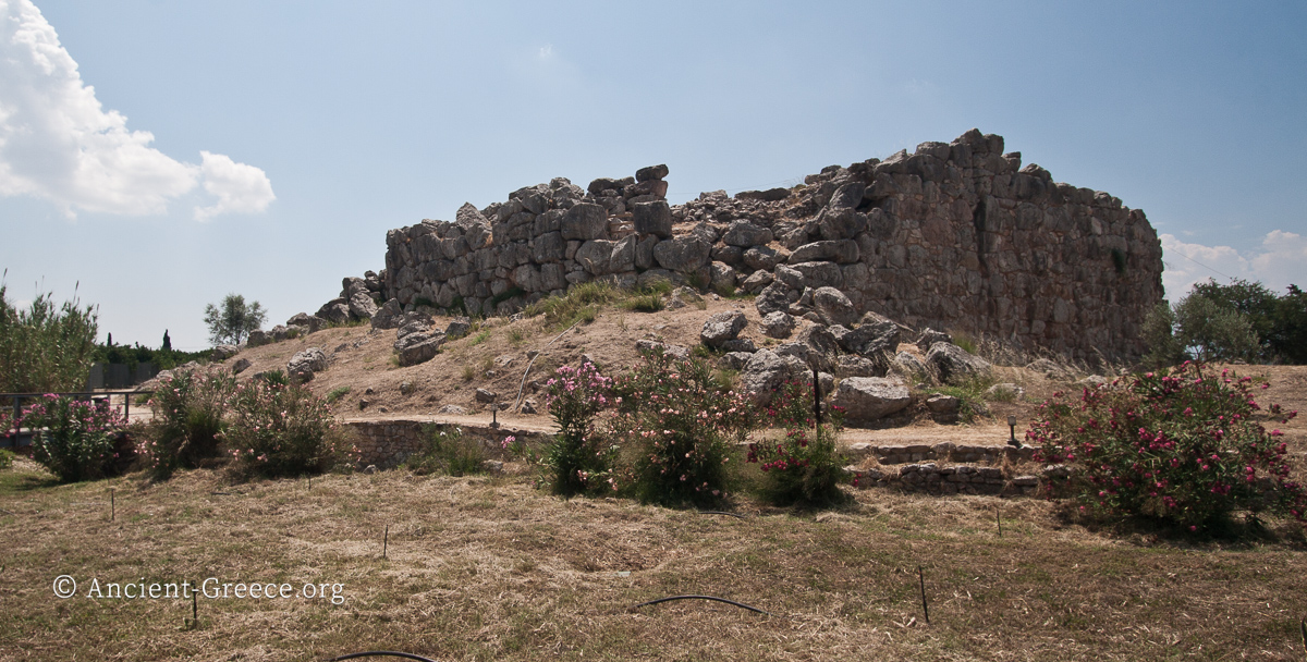 The walls of Tiryns