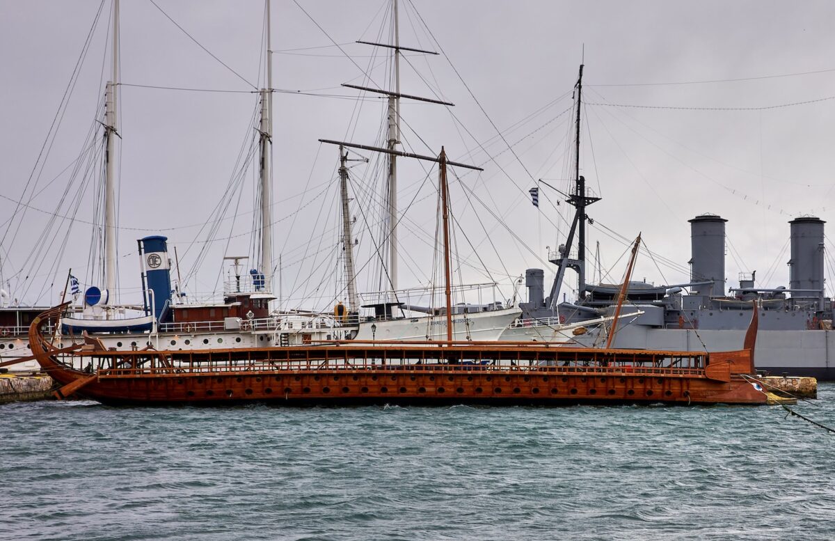 Trireme Replica Olympias Side