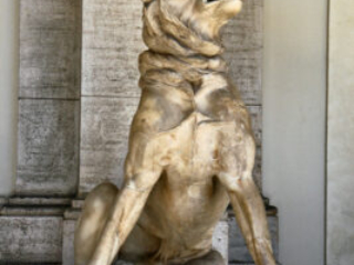 Molossian Hound sculpture