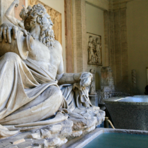 Vatican - River god (Arno) Statue of river god (Arno)