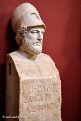 Bust of Perikles.