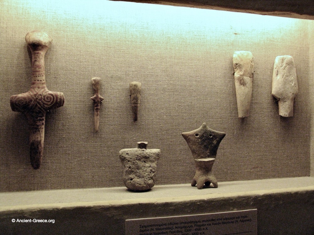 Stone Age statuettes.