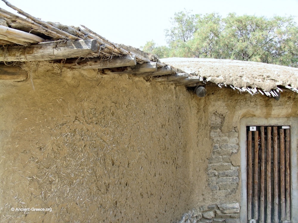 Stone Age house reconstruction.