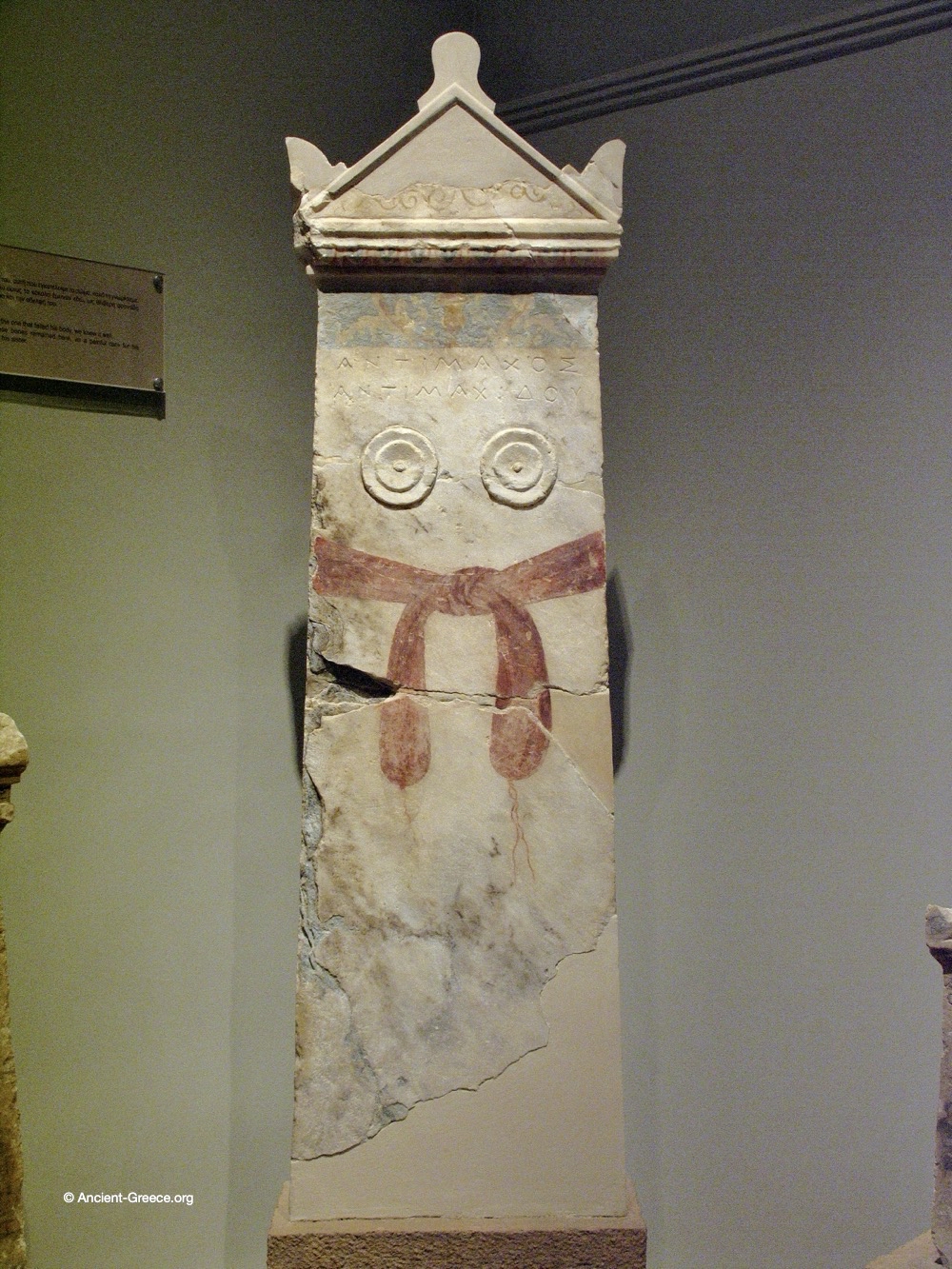 Painted stele