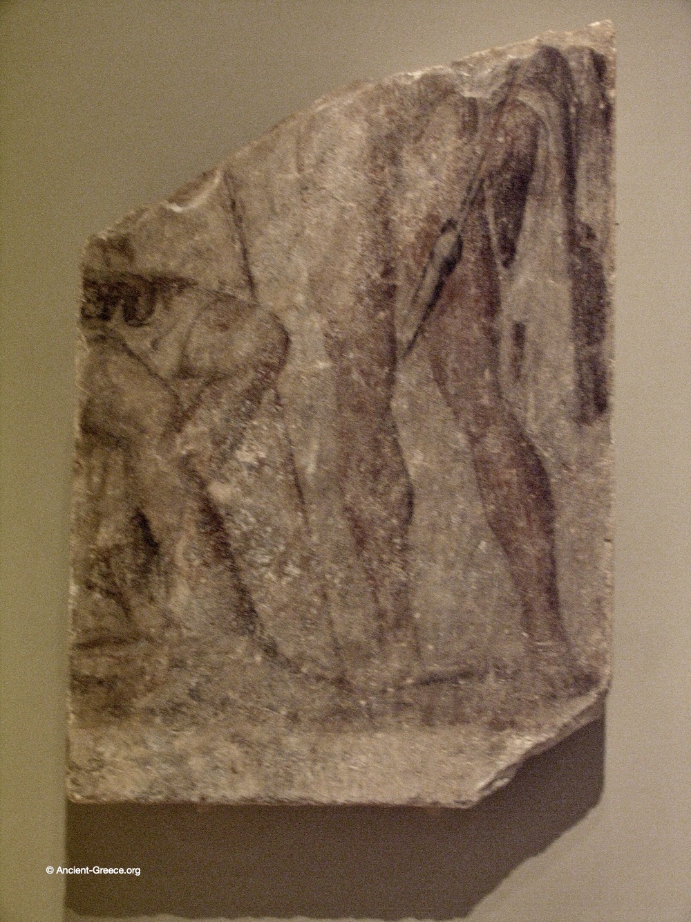 Painted grave stele