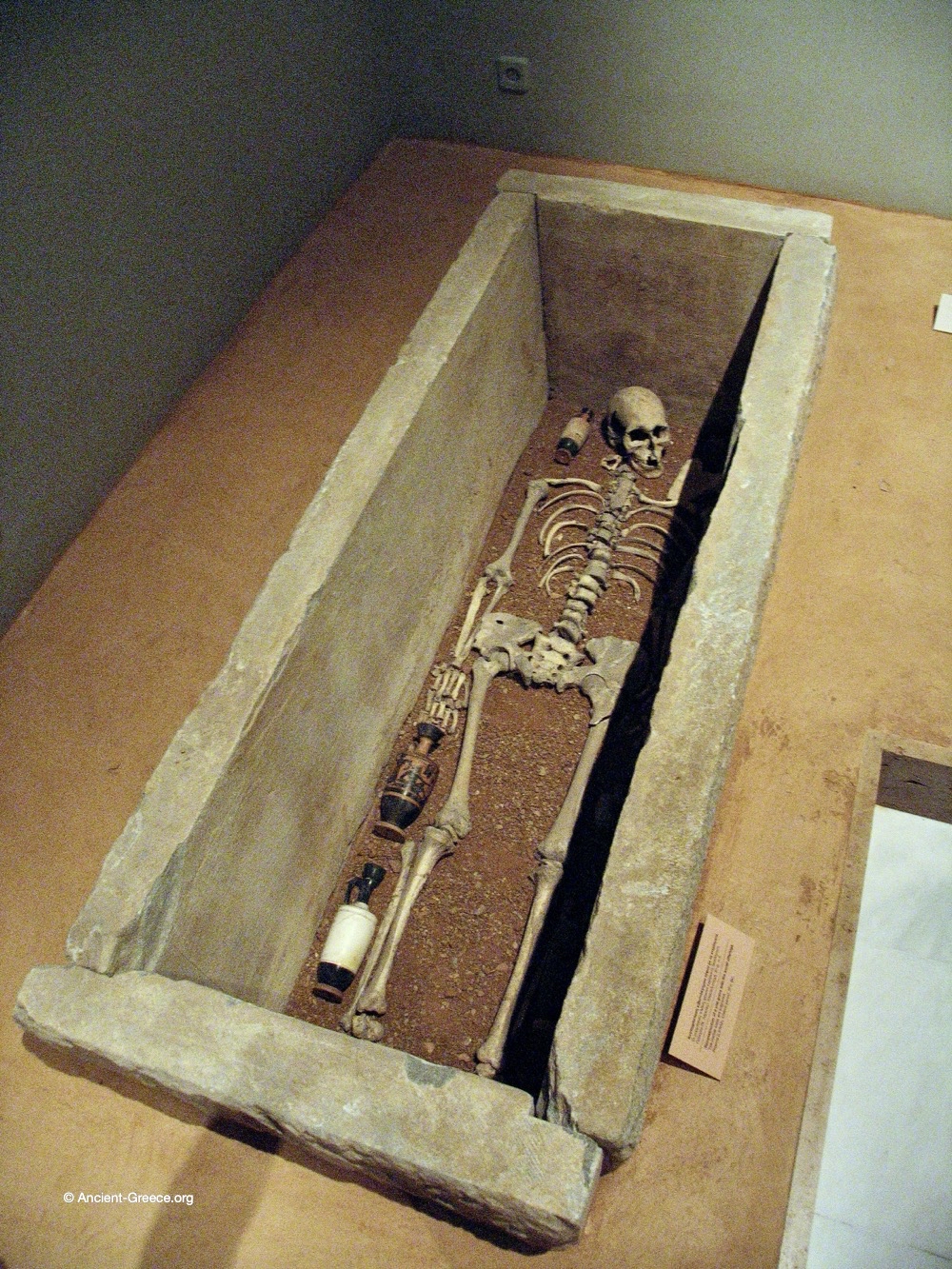 Exhibition of a burial