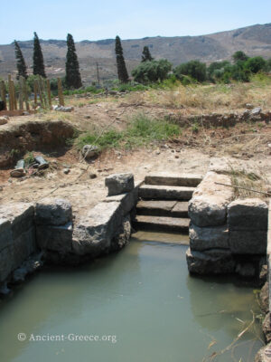 Zakros Palace fountain