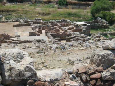 Zakros Palace general view