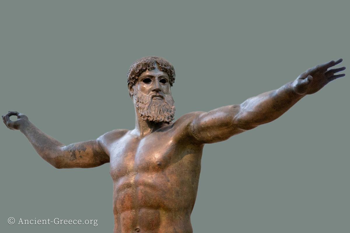 Top part of Zeus of Artemision - Featured