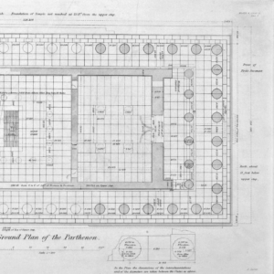 penrose1888_0145 Ground Plan of the Parthenon. Francis Penrose, 1888.