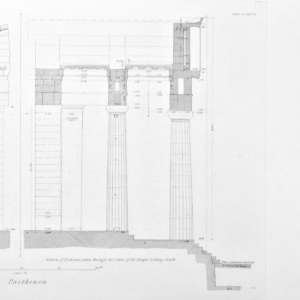 Parthenon: section of Posticum