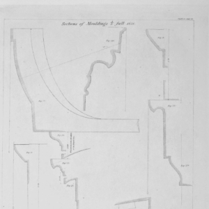 Sections of Mouldings from the Parthenon.
