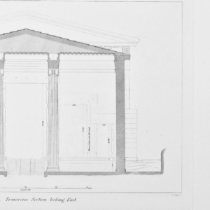 Propylaea: Transverse Section looking East.
