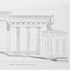 Propylaea: Transverse Section looking East.