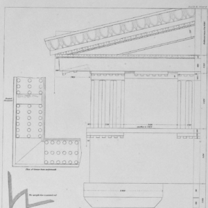 Propylaea, Angle Column &amp; Entablature of Larger Order, East Front.