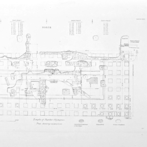 Temple of Jupiter Olympius. Plan showing excavations