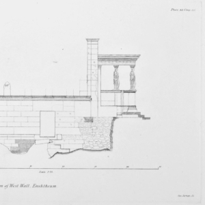 Elevation of West Wall, Erechtheum.