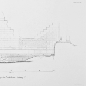 Section of the Erechtheum looking north.